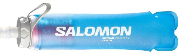 A Salomon soft water flask and filtration system.