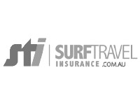 STI Surf Travel Insurance grey logo