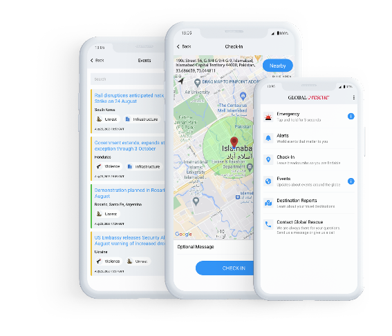 Global Rescue GRID Mobile App