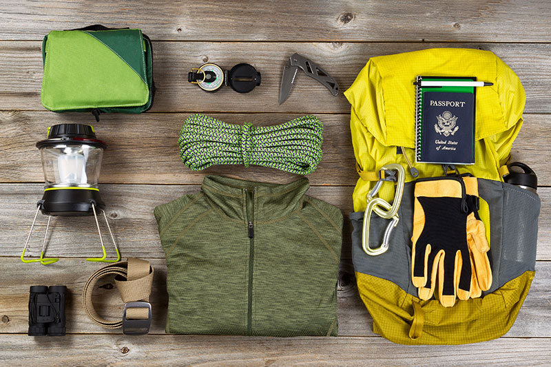 hiking safety kit